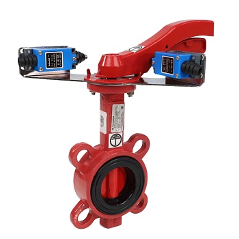 Затвор пов чуг EPDM FBV-A Ду65 Ру10/16 д/чуг к/выкл EURO пож Benarmo_