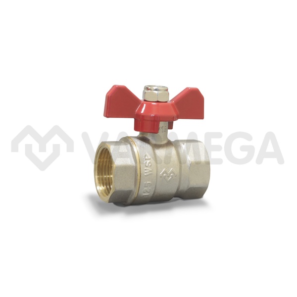 Кран шаровый Varmega Classico VM00403 1" ВР-ВР, полнопроходной, ручка-бабочка