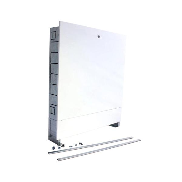 Шкаф коллект встр ШРВ-7 1300х120-180х648-711мм RAL9016 Wester 0-32-1160