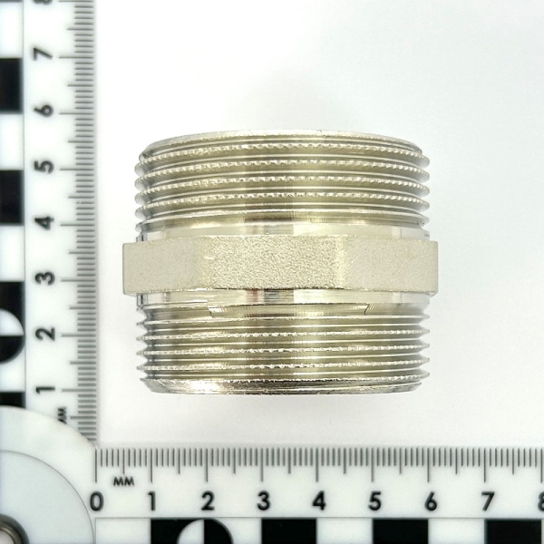 Ниппель лат Ду40 НР никель LD.67.501.40
