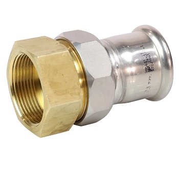 Муфта разъем нерж AISI316L Дн18х1/2" Ру16 пресс/ВР Inoxpres RM 184018003