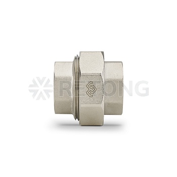 Разъемное соединение Varmega ВР-ВР 1 1/2", с уплотнением o-ring, никелированное
