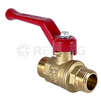 Кран шар лат 11Б27фт1М Ду20 Ру40 р/р рыч VALFEX VF.220.LR1.034.N/P59