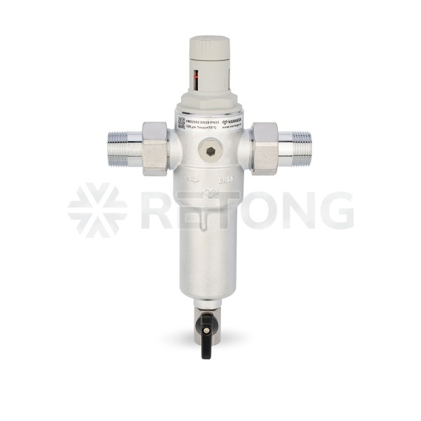Комбинированный промывной фильтр Varmega VM22902, 3/4" НР, для горячей и холодной воды, с редуктором