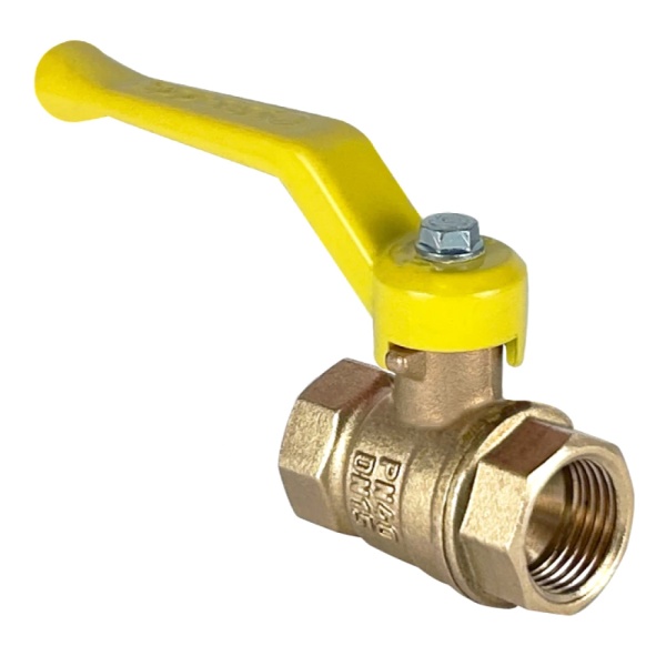 Кран шар лат газ 11Б27фтМ Ду20 Ру40 м/м рыч VALFEX VF.271.LR3.034.N/P59