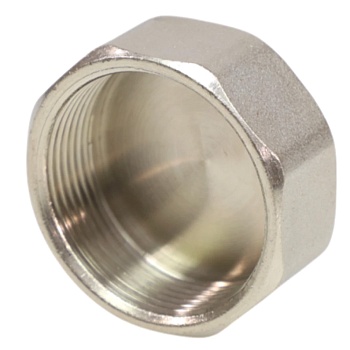 Заглушка лат Ду40 ВР никель VALFEX VF.590.N.112