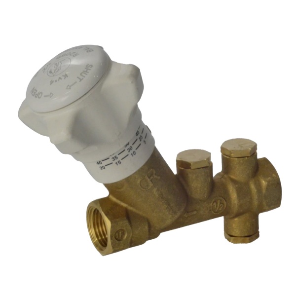 Клапан баланс лат R206B Ду15 Ру25 м/м Kvs2.7 Giacomini R206BY013