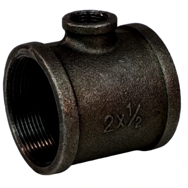 Тройник чуг перех Ду40х20 (1 1/2"х3/4") м/м Fittex PLUS
