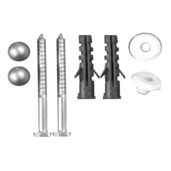 Крепление д/писсуара D8х90 шуруп вст заглушка хром Филд-А