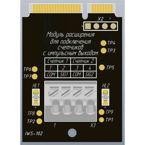 Модуль расш Smart д/счётч воды с имп вых STAHLMANN 2287308