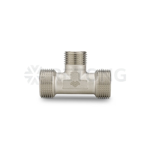 Тройник Varmega НР переходной 3/4" x 1/2" x 3/4", никелированный