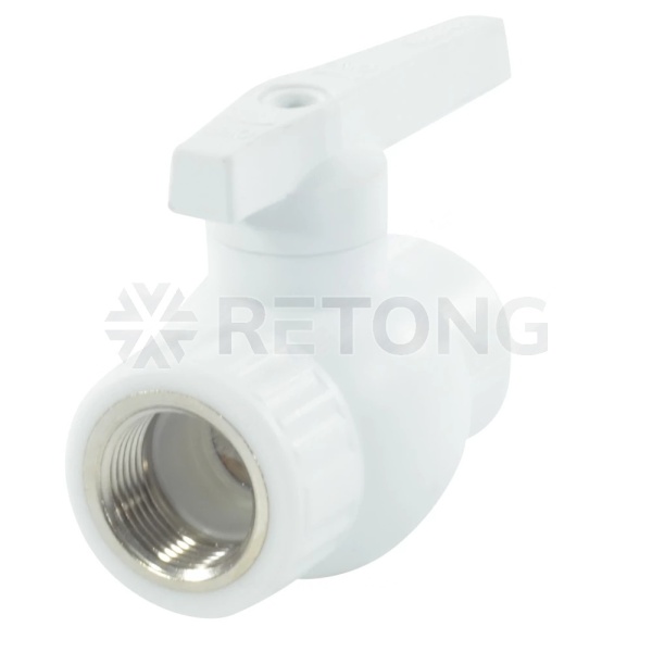 Кран шаровой PP-R бел комб Дн25х3/4" Ру25 ВР VALFEX 10142534
