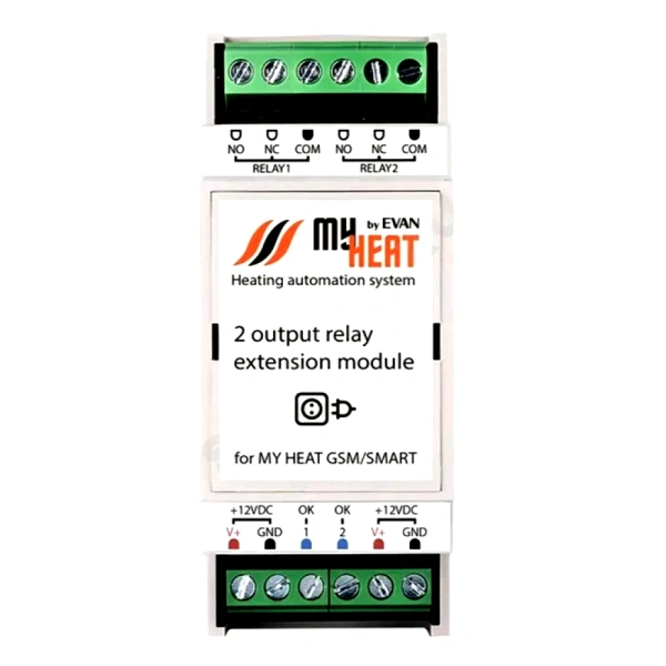 Блок реле MY HEAT на 2 выхода Эван 6295
