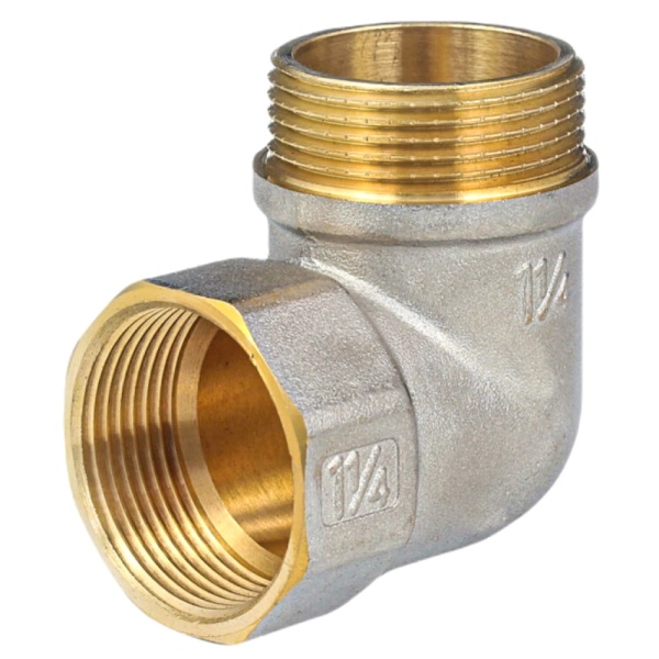 Угольник лат реборд Ду25 м/р никель ГОСТ 32585 Aquasfera 9006-03