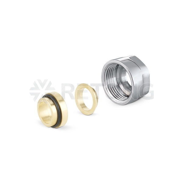 Резьбозажимное соединение (фитинг евроконус) Varmega VMDV30-401515, 3/4"EK для подключения медной тр