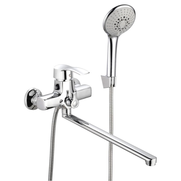 Смес/ванна ПСМ-777-023 однор дл/изл плоск Lобр в/к ПЛЮС Профсан PSM-777-023