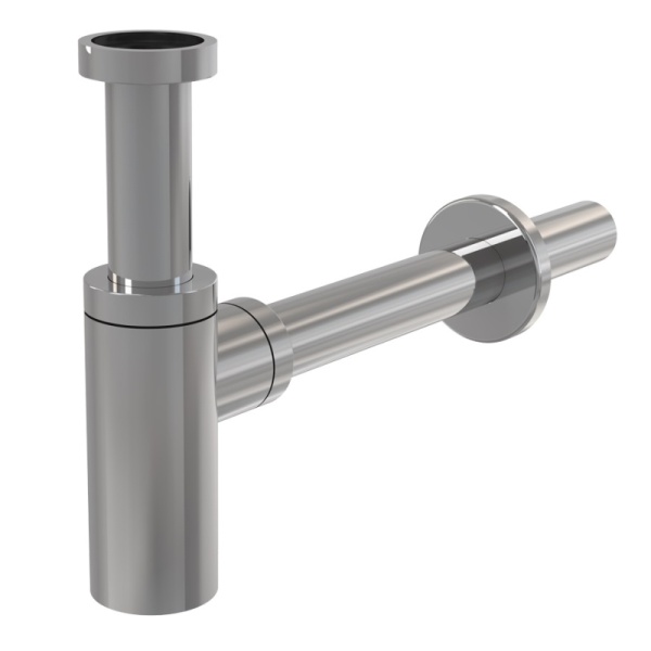 Сифон умыв бут б/вып 1 1/4"x32 лат пр/тр 32 хром DESIGN Alca A400
