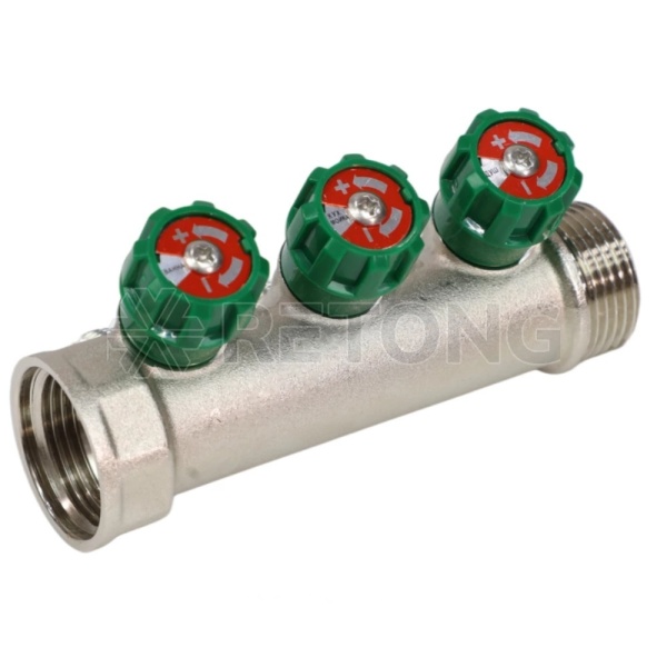 Коллектор лат клап рег 1" м/р 3в 1/2" ПУ н/р 36мм M210 SantechSystems