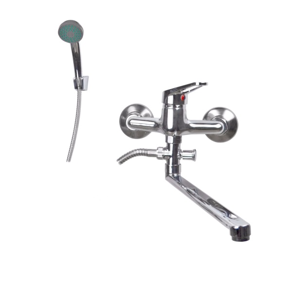 Смес/ванна Espaso однор дл/изл плоск Lобр в/к Serra