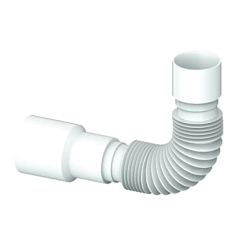 Гофра 40х40/50 L=230-400мм Unicorn D40