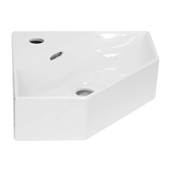 Умывальник угловой меб Line 50 1/вел 1/отв Sanita Luxe LIN35SLWB01