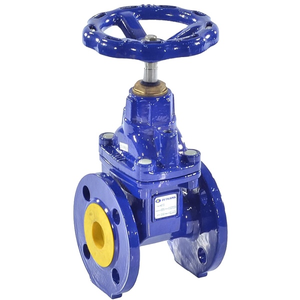 Задвижка чуг аналог МЗВ Ду250 Ру16 70C Zetkama 111D250C57