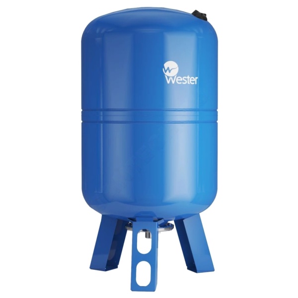 Гидроаккумулятор верт син 80л 10атм 1" НР WAV Wester 0-14-1120