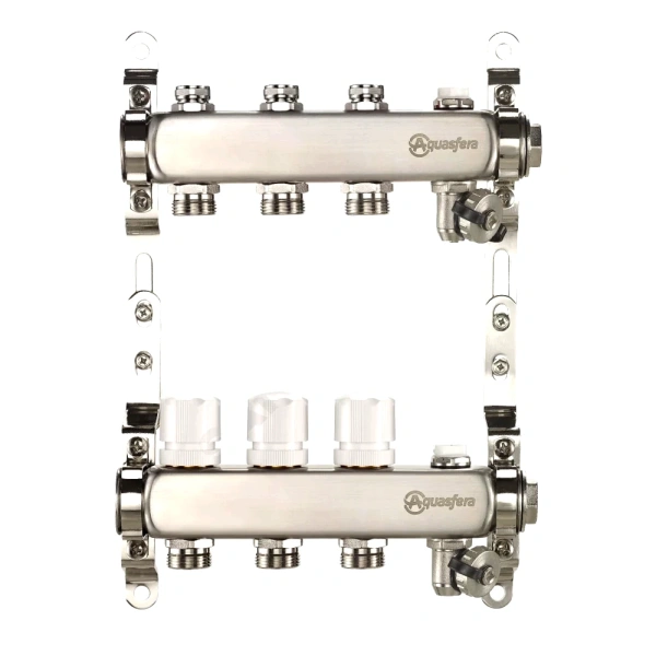 Группа коллект нерж баланс 1" м/м 11в 3/4" ЕК н/р в/к Aquasfera 9502-10