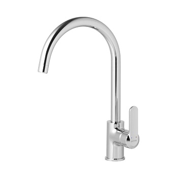 Смес/мойка Линдос однор выс/изл бок/р гайка Santek WH5A41008C001