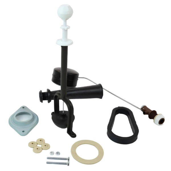 Арматура д/низ/бачка набор 1/2" шар б/под бел шток РБМ АБ-118