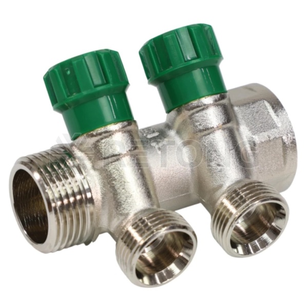 Коллектор лат клап рег 1" м/р 2в 3/4" ЕК н/р 36мм M211 SantechSystems