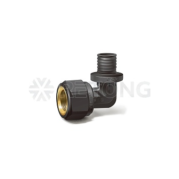Угольник (угол) 90° с внутренней резьбой Varmega Slide-fit VM51501, 16х1/2", комбинированный, аксиал
