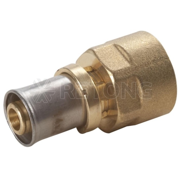 Муфта МП/PE-X пресс лат Дн20х1/2" ВР Giacomini RM109Y037