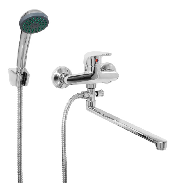 Смес/ванна ПСМ-521-072 однор дл/изл плоск Lобр в/к ЕВРО Профсан PSM-521-072