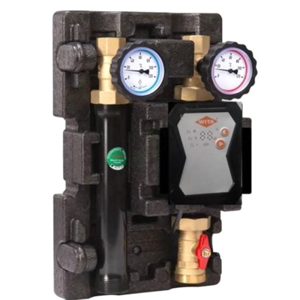 Группа насос Ду25 ECO 2 DK б/смес WITA HE 40/60-25-180 Huch EnTEC 101.30.025.02.WT