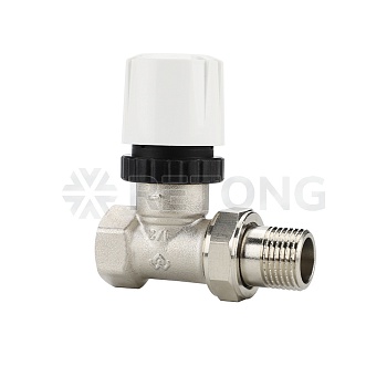 Термостатический клапан (терморегулятор) Varmega VM10501, 1/2" ВР-НР, прямой