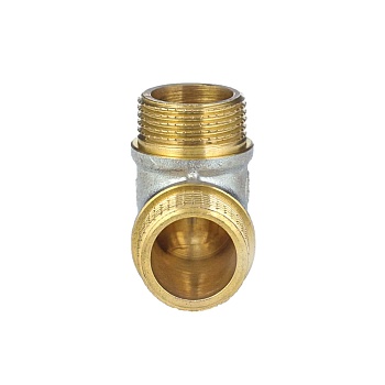 Угольник лат реборд Ду20 р/р никель ГОСТ 32585 Aquasfera 9005-02