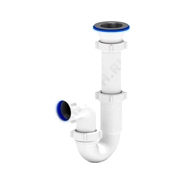 Сифон умыв/мойка труб 1 1/2"x40 нерж/сетка АНИ Пласт D0100
