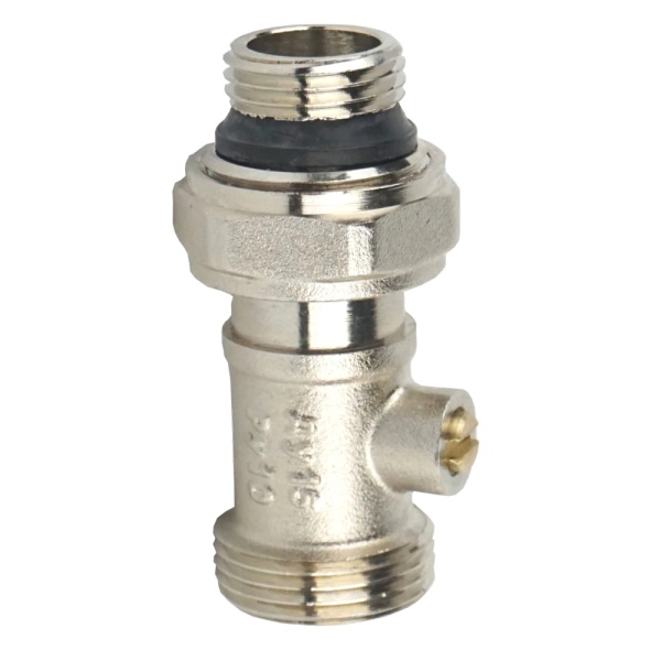 Узел нижнего подключения Varmega VM14301 3/4" НР-ВР, прямой, одинарный раздельный, для двухтрубных с