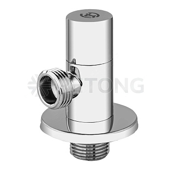 Вентиль угл лат быт с/отр G1/2"х3/4" Ру16 р/р мах овал Aquasfera 1072-02