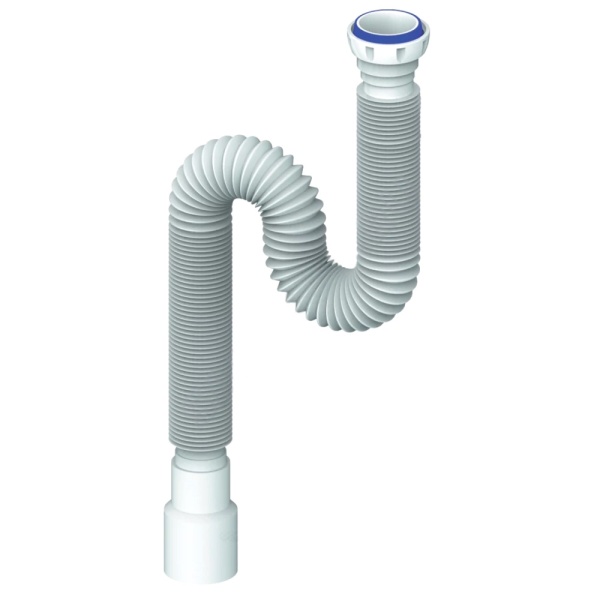 Гофра с гайкой 1 1/2"x40/50 L=480-1500мм Unicorn D155