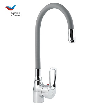 Смес/мойка Ц-серия однор г/изл бок/р гайка Славен СЛ-ОД-Ц2Г