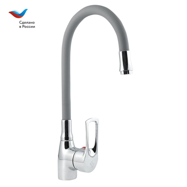 Смес/мойка Ц-серия однор г/изл бок/р гайка Славен СЛ-ОД-Ц2Г