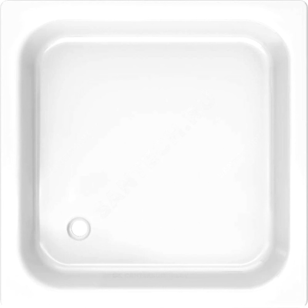 Поддон чуг 80х80 квадр бел б/к Универсал Новокузнецк