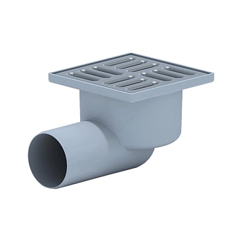 Трап нерег гор/вып сух/затв Дн50 нерж/реш 100х100 АНИ Пласт TQ5102