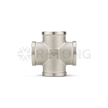 Крестовина Varmega ВР 3/4", никелированная