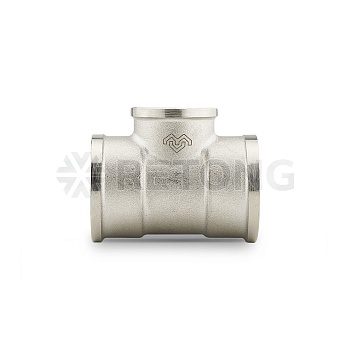 Тройник Varmega ВР переходной 1" x 1/2" x 1", никелированный