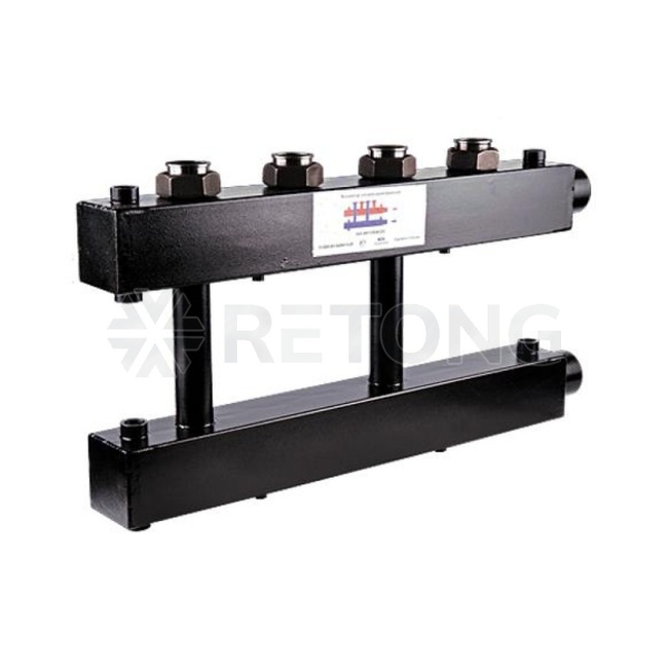 Коллектор д/котел 360кВт 1 1/2" вн/р 5к 1 1/2" нак/г 125мм ASKON 40F/125/40/5D