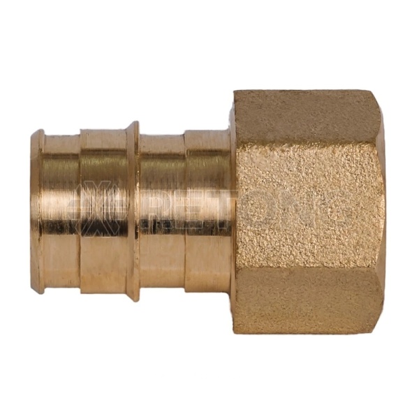 Муфта PE-X лат радиал Дн25х1/2" ВР РОС