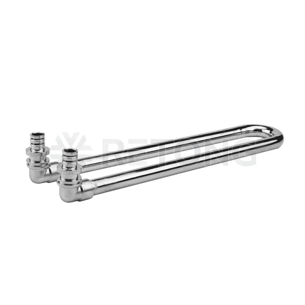 Трубка для подключения радиатора Varmega Slide-Fit VM52511, Г-образная 16/250, аксиальная, сдвоенная